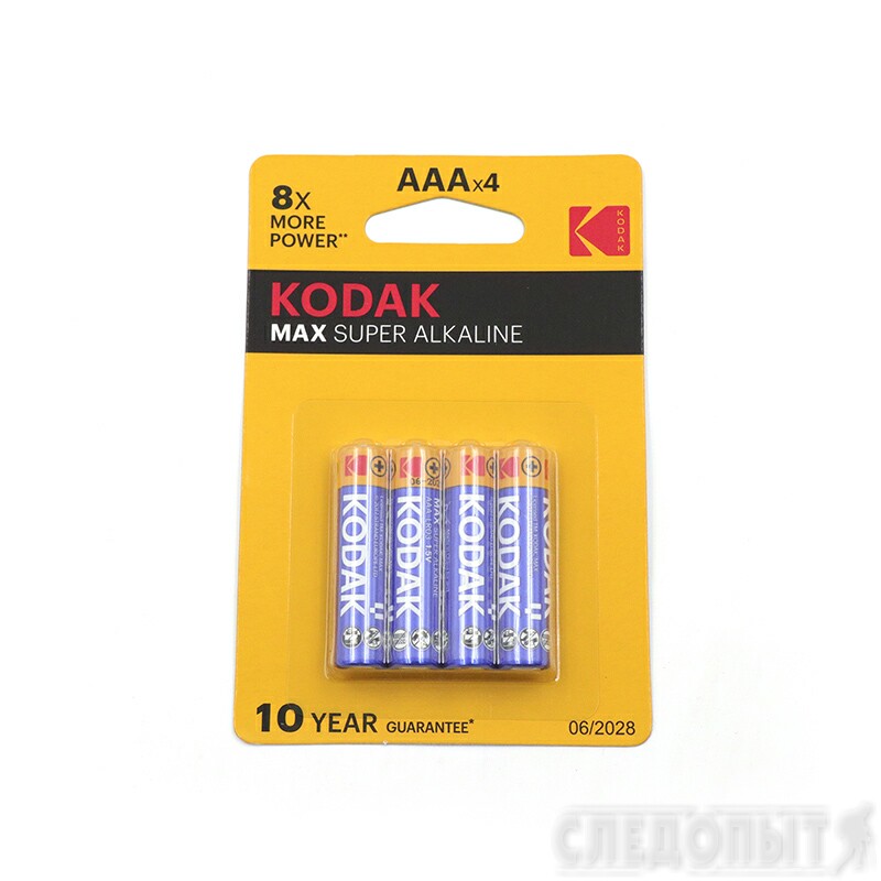 Kodak MAX LR03 Alkaline/4/160/