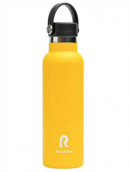 Термобутылка RoadLike Flask 600мл, желтый